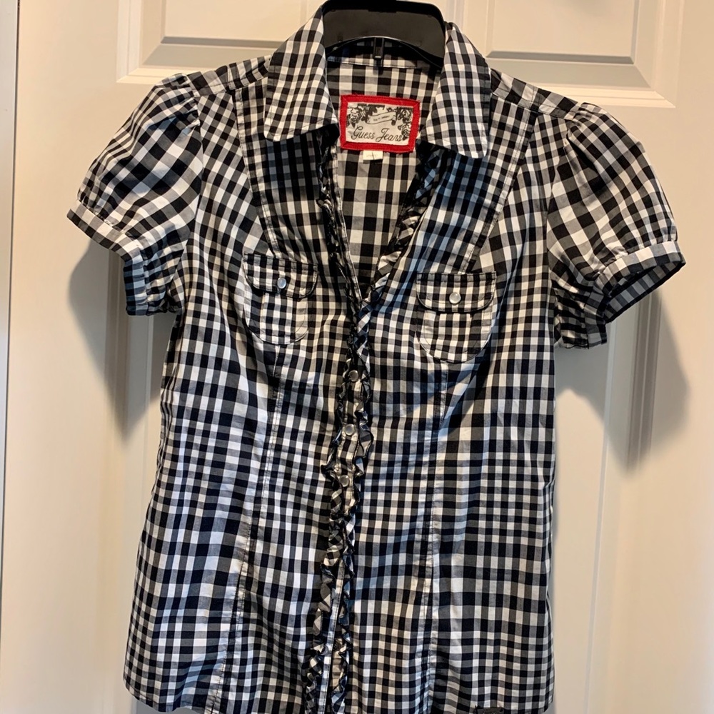 Guess Jeans blouse. Size Large